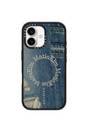 MATIN KIM X CASETIFY DENIM CIRCLE CASE IN BLUE image 4