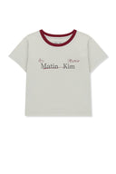 TONAL RIB LOGO CROP TOP IN GRAY image 10