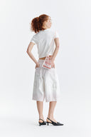 PATTERN ARTWORK LOGO CROP TOP IN WHITE image 10
