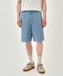 M MARINE DENIM EASY SHORTS IN LIGHT BLUE image 12