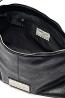 SIDE ZIPPER SHOULDER BAG IN BLACK image 9