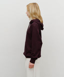 DOODLE CLASSIC BEAR HOODIE IN BURGUNDY image 19