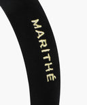 REGULAR LOGO VELVET HAIR BAND IN BLACK image 3