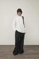 TUCK POINT LONG SLEEVE TOP FOR WOMEN IN WHITE image 9