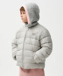 ENFANT COLLARLESS LIGHTWEIGHT DUCK DOWN JACKET IN LIGHT PINK image 1