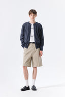 CURVED SEAM BERMUDA PANTS FOR MEN IN BEIGE image 10