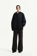 BACK LOGO HOODY WIND BREAKER IN BLACK image 9