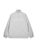 BACK LOGO HIGH NECK JUMPER IN LIGHT GRAY image 2