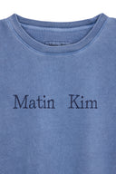 PIGMENT LOGO CROP TOP IN POWDER BLUE image 8