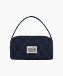 CLASSIC LOGO STRAP POUCH IN DARK BLUE image 1