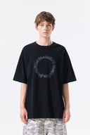 MATIN KIM CIRCLE LOGO TOP FOR MEN IN BLACK image 15