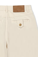STUD POINT COLOR DENIM PANTS IN CREAM image 16