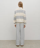 LOOSE FIT CREST SYMBOL SWEAT PANTS IN HEATHER GREY image 5