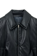 FAUX LEATHER DOWN JUMPER FOR MEN IN BLACK image 14