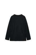 TUCK POINT LONG SLEEVE TOP FOR MEN IN BLACK image 12
