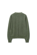 VINTAGE COLOR DYING LOGO SWEATSHIRT IN KHAKI image 14