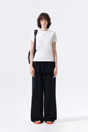 LAYERED SKIRT JERSEY PANTS IN BLACK image 11