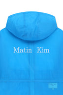BACK LOGO HOODY WINDBREAKER FOR WOMEN IN BLUE image 5