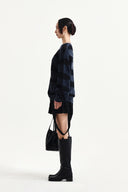 MULTI PANEL LAYERED SKIRT IN BLACK image 6