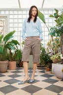BACK LOGO SEE THROUGH CARDIGAN FOR WOMEN IN LIGHT BLUE image 11