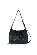 BELTED VOLUNN SMALL BUCKET BAG IN BLACK image 3