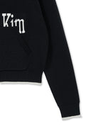 MATIN SPELL POINT KNIT ZIP UP IN BLACK image 9