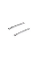 MATIN LOGO BOBBY PIN SET IN SILVER image 9
