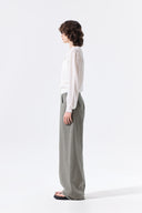 BACK LOGO SHEER CARDIGAN FOR WOMEN IN WHITE image 7