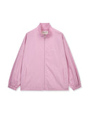 BACK LOGO HIGH NECK JUMPER IN PINK image 1