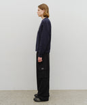 CLASSIC LOGO ONE TUCK CARGO SWEAT PANTS IN BLACK image 11