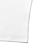 PINTUCK LAYERED SLIM CROP TOP IN WHITE image 4