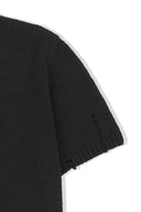 HALF SLEEVE LOGO PULLOVER FOR WOMEN IN BLACK image 16