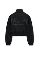 CROPPED EMBROIDERY BACK LOGO JUMPER IN STRONG BLACK image 13