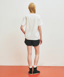 MARITHE SPORT W DOUBLE-LAYER SHORTS IN BLACK