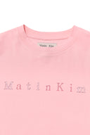 STICKER GRAPHIC LOGO TOP IN PINK image 3