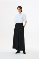 LOGO EMBROIDERY OVERSIZE TOP IN WHITE image 10