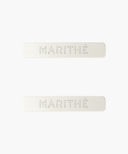 REGULAR LOGO METAL BALL HAIR PIN 2PACK IN IVORY image 5