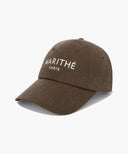 REGULAR LOGO BRUSHED COTTON COVERED CAP IN BROWN image 7