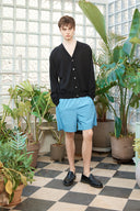 BACK LOGO SEE THROUGH CARDIGAN FOR MEN IN BLACK image 18