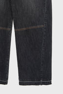 TWISTED SEAM DENIM PANTS IN DARK GRAY image 4