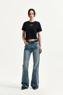 LABEL POINT LETTERING CROP TOP IN BLACK image 18