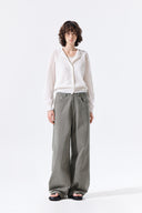 BACK LOGO SHEER CARDIGAN FOR WOMEN IN WHITE image 10