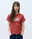 W CLASSIC LOGO TEE IN RED image 1