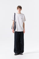 TONAL RIB BACK LOGO TOP FOR MEN IN WHITE image 8