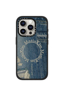 MATIN KIM X CASETIFY DENIM CIRCLE CASE IN BLUE image 3