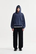 DISTRESSED DOUBLE KNEE WORK PANTS FOR MEN IN BLACK image 12