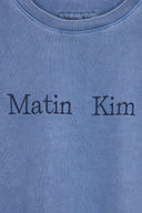 PIGMENT LOGO CROP TOP IN POWDER BLUE image 9