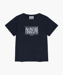 KIDS CLASSIC LOGO TEE IN NAVY image 6