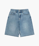 M BERMUDA DENIM PANTS IN LIGHT BLUE image 6