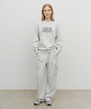 CLASSIC LOGO SWEATSHIRT IN LIGHT HEATHER GREY image 5